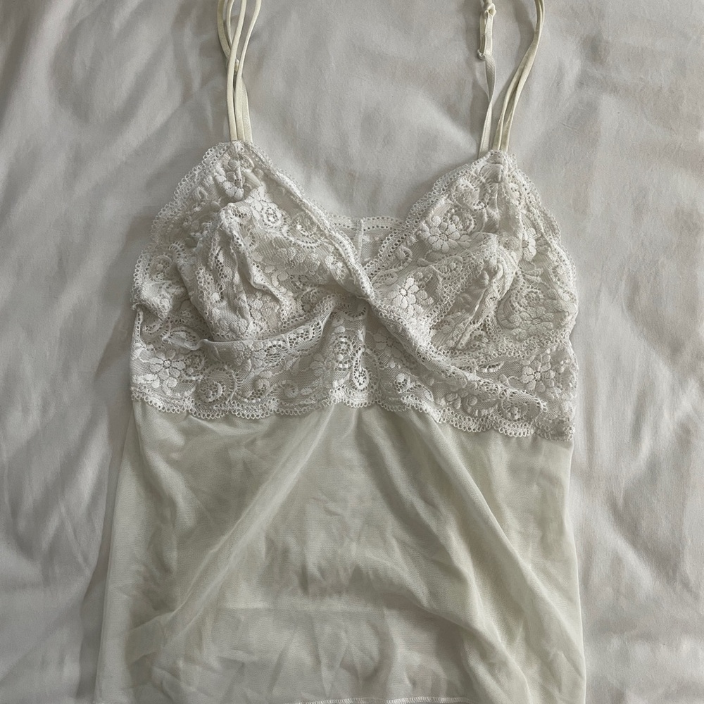 NSF Cream Lace Camisole